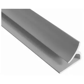угол внутренний для панелей 3мм серый 2,5м ПВХ