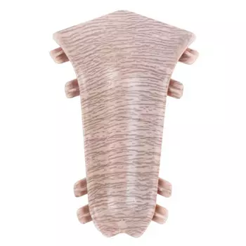 угол внутренний для плинтуса ИДЕАЛ Классик 55 Ясень ПВХ