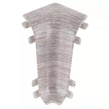 угол внутренний для плинтуса ИДЕАЛ Классик 55 Орех серый ПВХ