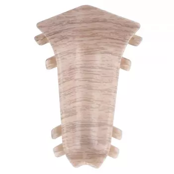 угол внутренний для плинтуса ИДЕАЛ Классик 55 Дуб северный ПВХ