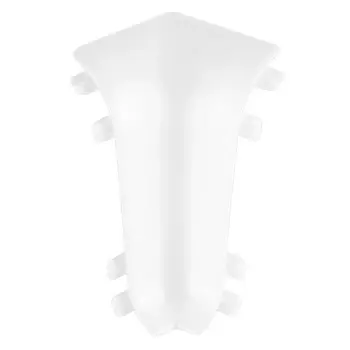 угол внутренний для плинтуса ИДЕАЛ Классик 55 Белый ПВХ