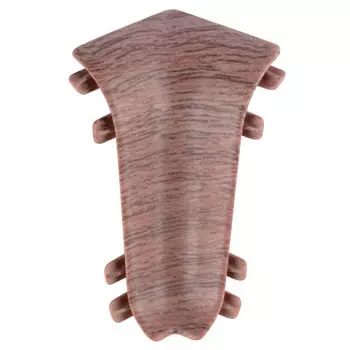 угол внутренний для плинтуса ИДЕАЛ Классик 55 Орех ПВХ