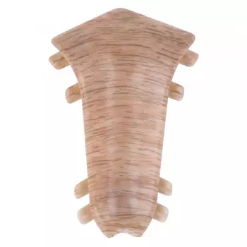 угол внутренний для плинтуса ИДЕАЛ Классик 55 Дуб рустик ПВХ