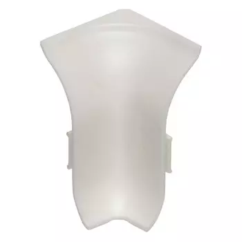 угол внутренний для плинтуса LIDER 50мм белый 2шт.