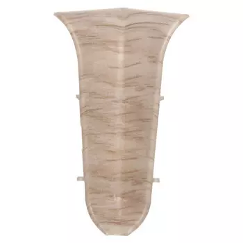 угол внутренний для плинтуса LIDER 62мм дуб камелия 2шт.