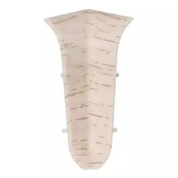 угол внутренний для плинтуса LIDER 62мм дуб жемчужный 2шт.