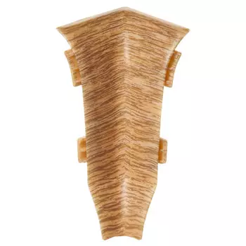 угол внутренний для плинтуса LIDER 75мм дуб золотистый 2шт.