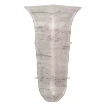 угол внутренний для плинтуса LIDER дуб рип белый 62мм 2шт.