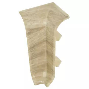 угол внутренний для плинтуса ПВХ RICO Leo 56мм Дуб лимерик 2шт.