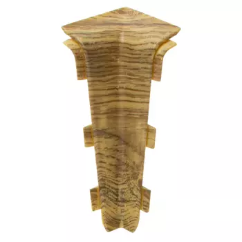 угол внутренний для плинтуса ПВХ SALAG Lima 72мм Дуб аргос 1шт.