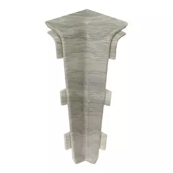 угол внутренний для плинтуса ПВХ SALAG Lima 72мм Дуб Горный 1шт.