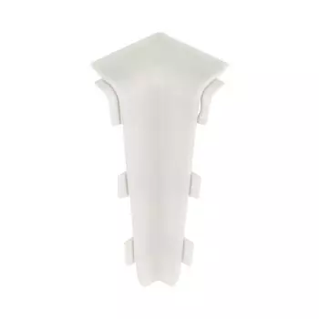 угол внутренний для плинтуса ПВХ SALAG Lima 72мм Серый 1шт.