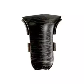 угол внутренний для плинтуса ПВХ SALAG NGF 56мм Дуб горелый 1шт.