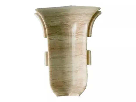 угол внутренний для плинтуса ПВХ SALAG NGF 56мм Груша денвер 1шт.