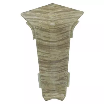 угол внутренний для плинтуса ПВХ Winart Quadro 55мм Муссон 2шт.