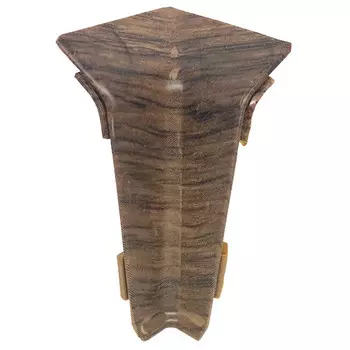 угол внутренний для плинтуса ПВХ Winart Quadro 55мм Бук тёмный 2шт.