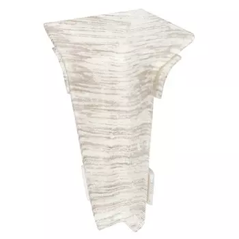 угол внутренний для плинтуса ПВХ Winart Quadro 55мм Гритор 2шт.