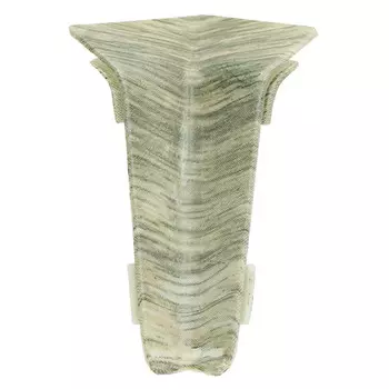 угол внутренний для плинтуса ПВХ Winart Quadro 55мм Дуб нуар 2шт.