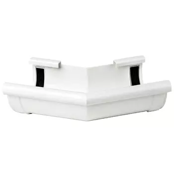 угол желоба внешний ПВХ Profil D90мм 135 град. белый