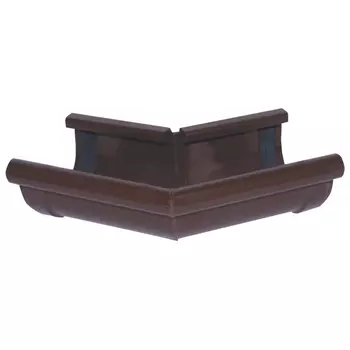 угол желоба внешний ПВХ Profil D90мм 135 град. коричневый