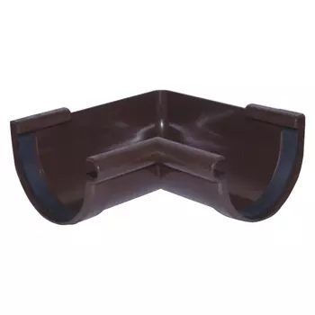 угол желоба внутренний ПВХ Profil D90мм 135 град. коричневый