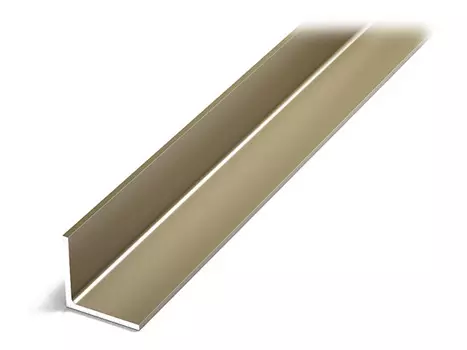 уголок алюминиевый бронза 20x20x1,5х1000мм