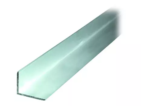 уголок алюминиевый серебро 9,5x7,5x1,5х1000мм