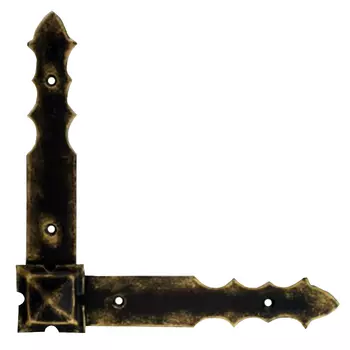 уголок декоративный 250х250мм бронза