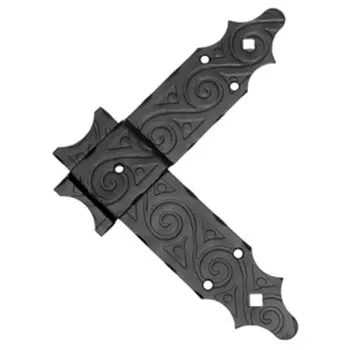 уголок крепежный 200х200х50мм кованый черный