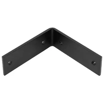 уголок крепежный усиленный 115х115х40х5мм черный
