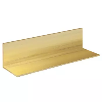 уголок латунный 2,5х2,5х0,15х100 см золото 1 шт.