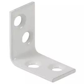 уголок мебельный 25х25х15х2мм 4винта белый