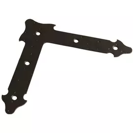 уголок плоский фигурный 165х165х2,5мм черный