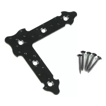 уголок плоский фигурный 165х165х2,5мм черный