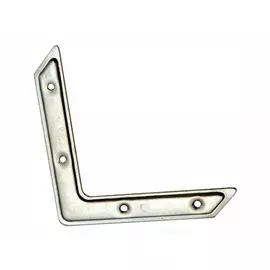 уголок плоский крепежный 100х100мм оцинкованный