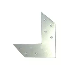 уголок плоский крепежный 120x120x35мм оцинкованный