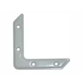 уголок плоский крепежный 50х50мм белый