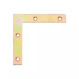 уголок плоский крепежный 60x60x10мм оцинкованный