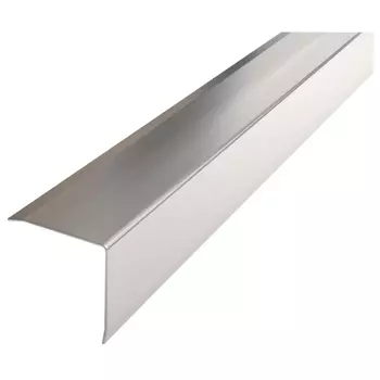 уголок стальной матовый 30х30х0,8х2700мм с защитными краями