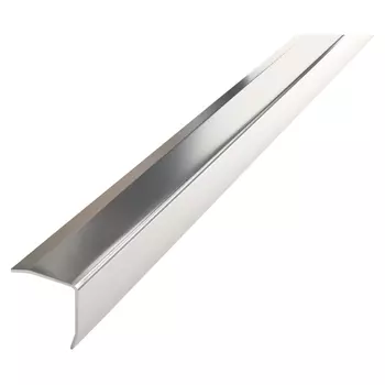 уголок стальной полированный 15х15х0,8х2700мм с защитными краями