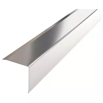 уголок стальной полированный 30х30х0,8х2700мм с защитными краями