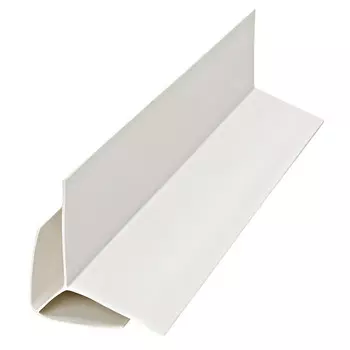 уголок универсальный внешний ПВХ 10х3000 мм белый