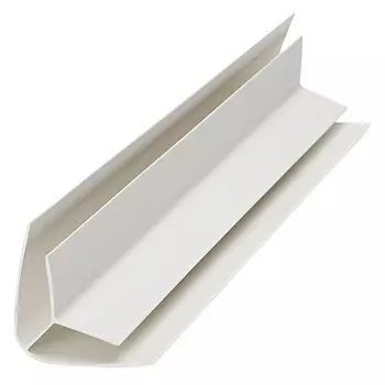 уголок универсальный внутренний ПВХ 10х3000 мм белый