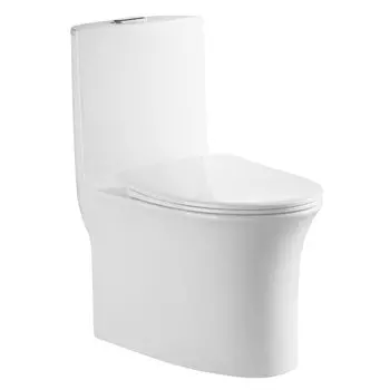 унитаз-моноблок VITARTA 8612 горизонтальный выпуск двухрежимный микролифт белый