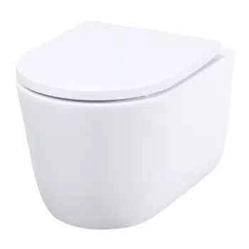 унитаз подвесной IDDIS Slide двойной торнадо микролифт белый