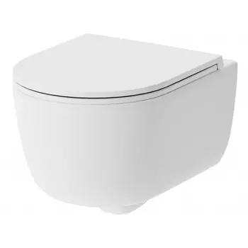 унитаз подвесной REDBLU by Damixa Sirius безободковый сиденье микролифт