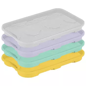 универсальный поддон InGreen для пластиковых или торфяных горшочков для рассады 400 мл 6 ячеек микс