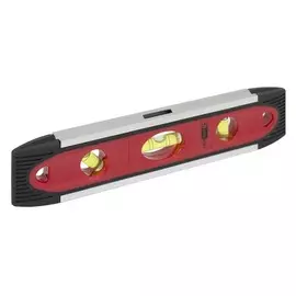 уровень пузырьковый UGO LOKS 225мм 3 глазка пластик