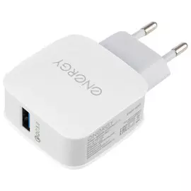 устройство зарядное ENERGY ET-15 1хUSB 3A белый