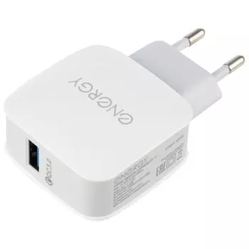 устройство зарядное ENERGY ET-15 1хUSB 3A белый